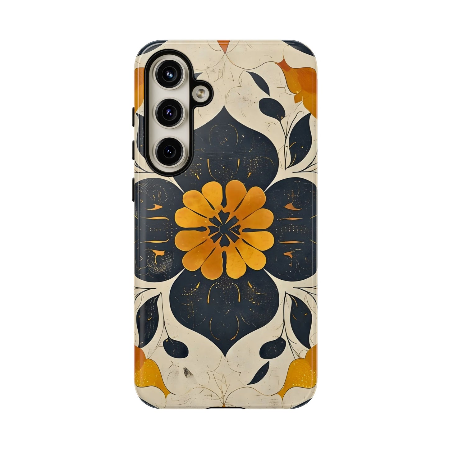 Floral Phone Case - Tough Cases, Botanical iPhone Cover, Vintage Flower Design, Durable Smartphone Protection, Unique Gift Idea