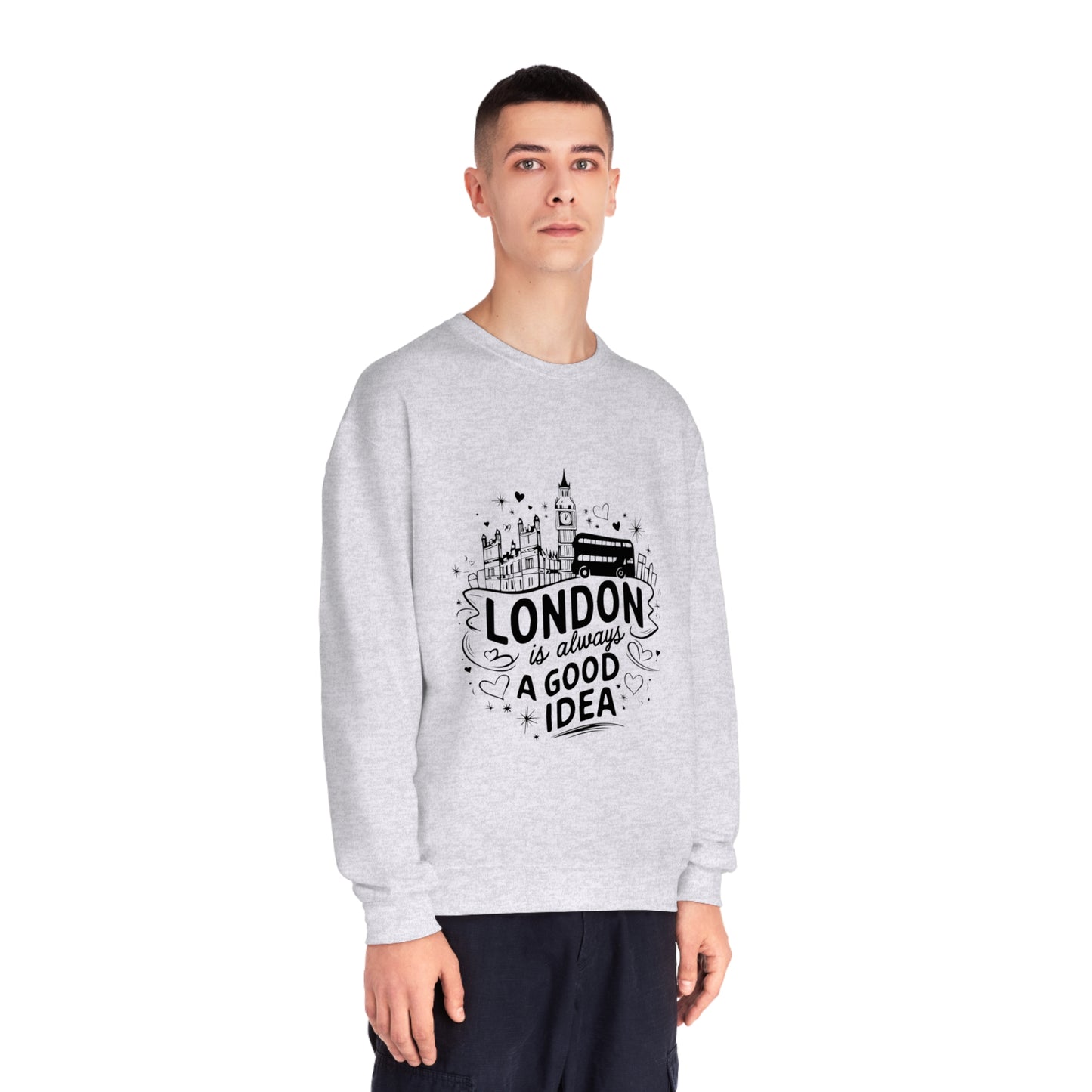 Unisex NuBlend® Crewneck Sweatshirt - London is always a good idea