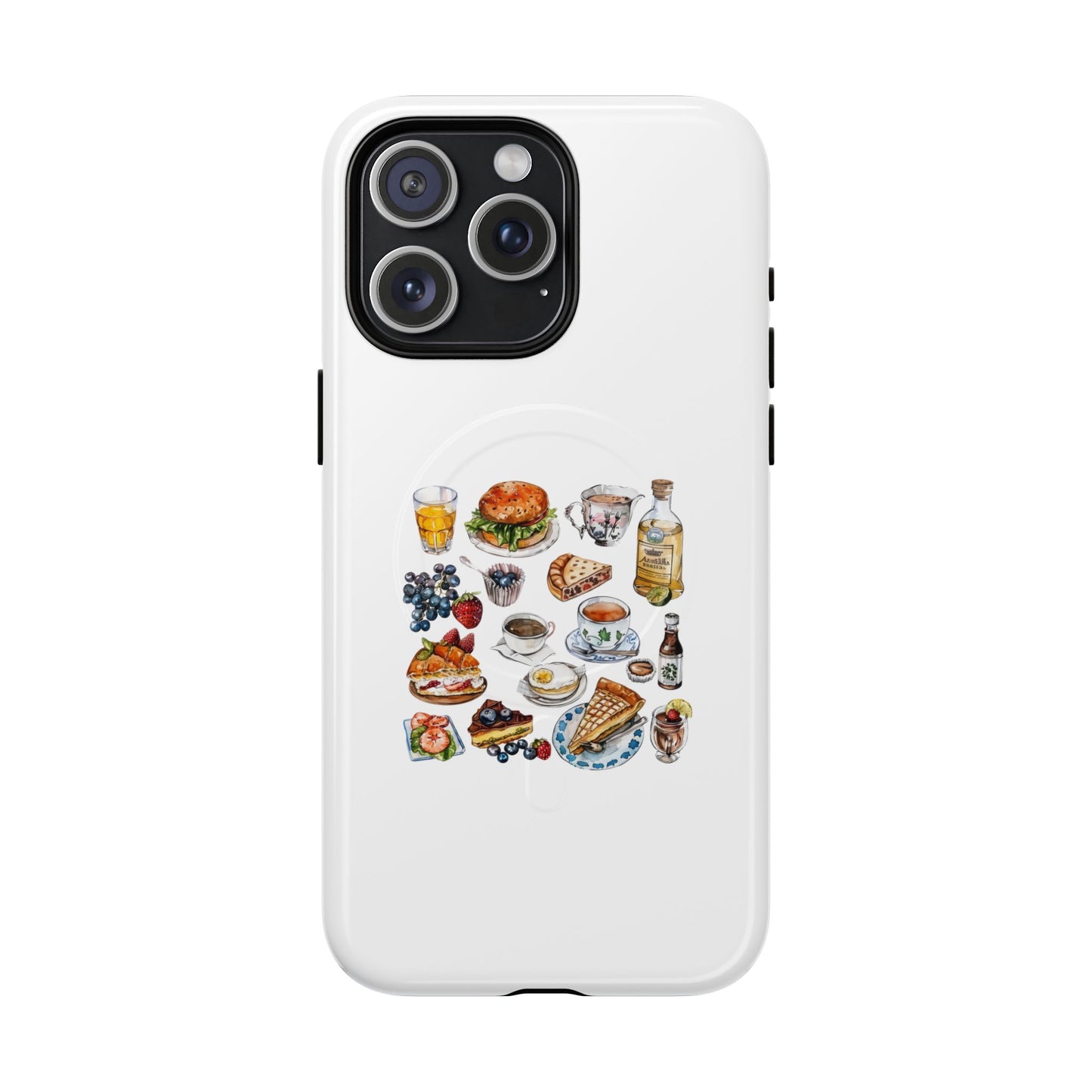 Foodie-Themed Phone Case, Cute Accessories for Food Lovers, Great Gift for Chefs, Cooking Enthusiasts, and Foodies