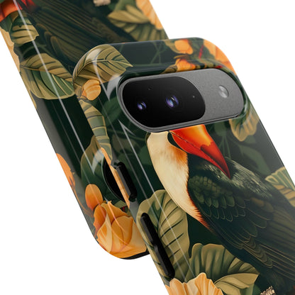 Tropical Toucan Phone Case, Exotic Bird Cover, Nature Lover Gift, Eco-Friendly Design, Customizable Tech Accessory