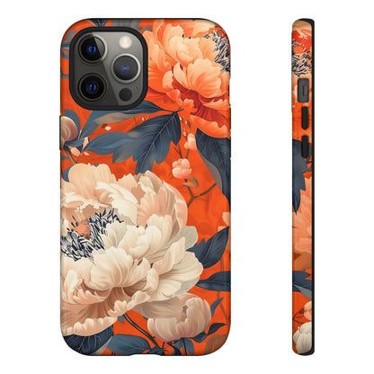 Floral Tough Case, Durable Floral Phone Case, Stylish Protection Case, Gift for Her, Spring Accessories, Mother’s Day Gift
