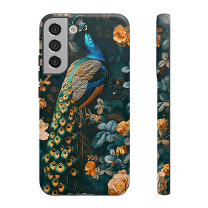 Peacock Phone Case - Elegant Floral Design, Tough Case for Protection, Unique Gift for Nature Lovers, Stylish Accessory, Eco-Friendly