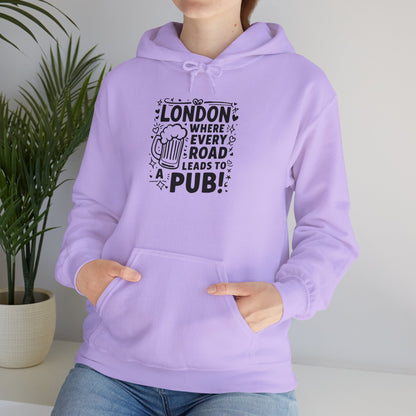 Unisex Heavy Blend™ Hooded Sweatshirt - London's Pub leading Roads