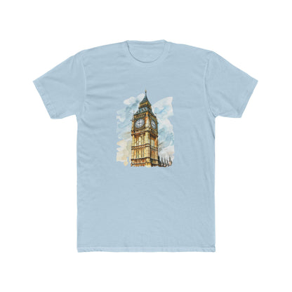 London Clock Tower - Iconic Big Ben and Timeless Soft Unisex Cotton Crew Tee
