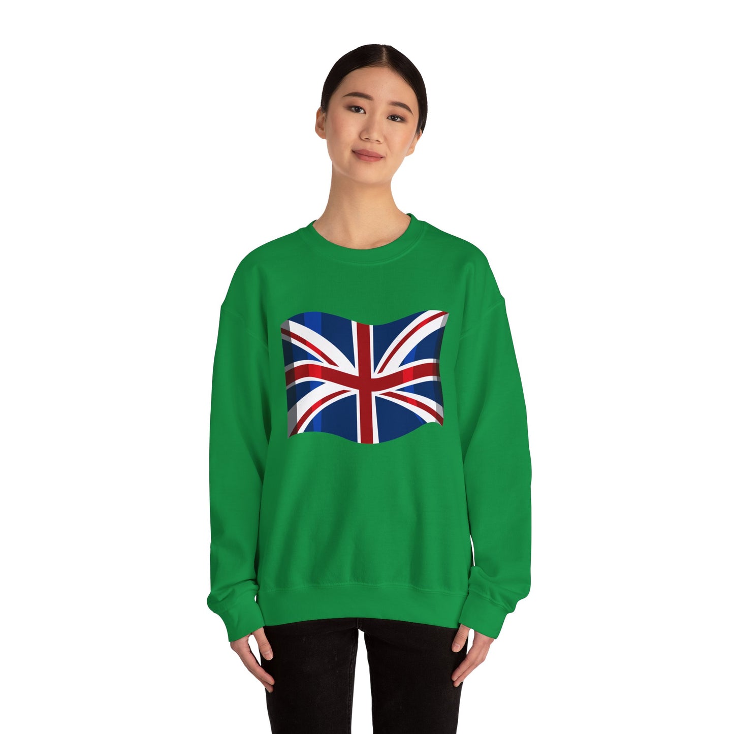 Unisex Heavy Blend™ Crewneck Sweatshirt - The Flag of the United Kingdom