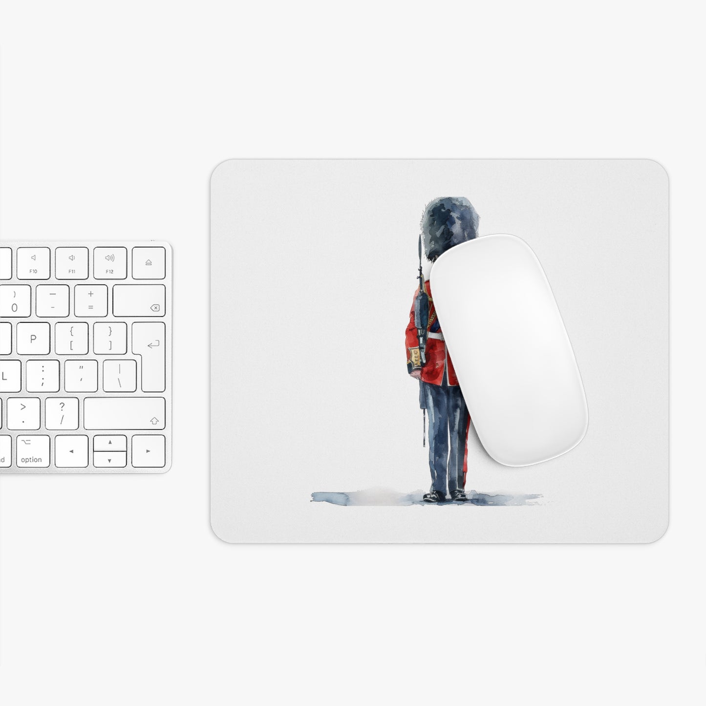 British Guard Mouse Pad | Cute Office Decor, Gift for Royal Family Fans, Unique Desk Accessories, Perfect for Home Office, Ideal Gift