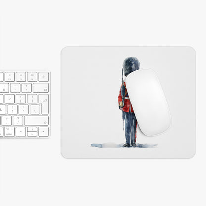 British Guard Mouse Pad | Cute Office Decor, Gift for Royal Family Fans, Unique Desk Accessories, Perfect for Home Office, Ideal Gift