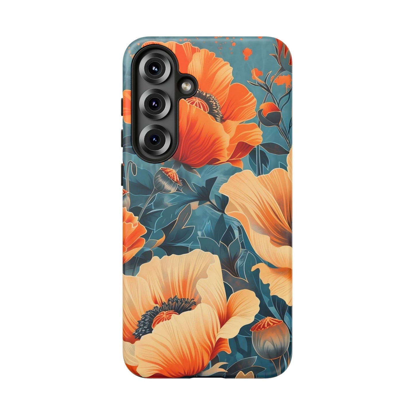 Floral Phone Case, Tough Cases for Protection and Style, Spring Aesthetic, Gift for Her, Phone Accessory for Nature Lovers