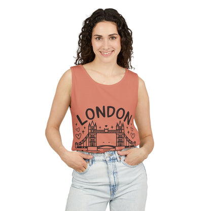 Unisex Garment-Dyed Tank Top - London Vacation