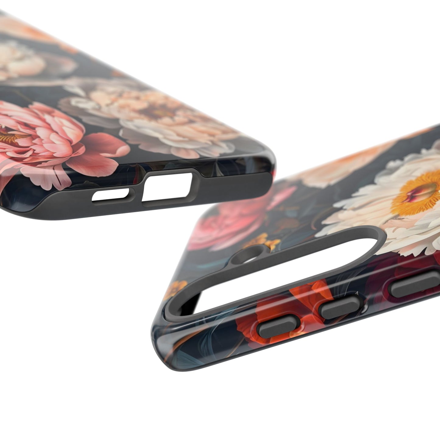 Floral Phone Case, Tough Phone Cover, Flower Design, Unique Gift for Her, Trendy Accessory, Spring Decor