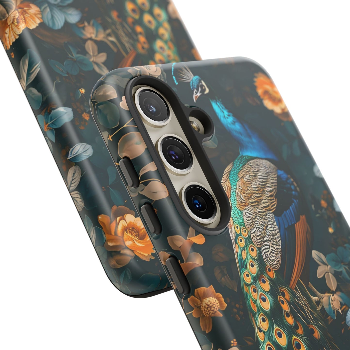 Peacock Phone Case - Elegant Floral Design, Tough Case for Protection, Unique Gift for Nature Lovers, Stylish Accessory, Eco-Friendly