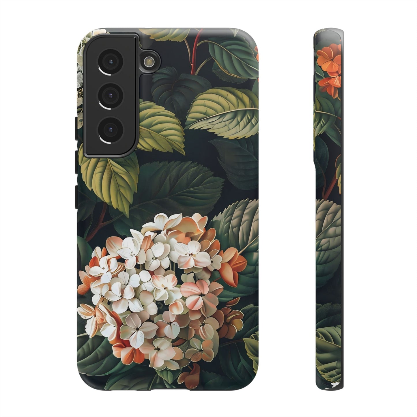 Floral Phone Case - Tough Cases, Nature Lover Gift, Floral Design, Botanical Phone Cover, Stylish Cellphone Accessory, Mother's Day Gift