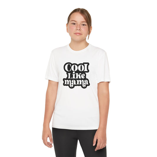 Youth Competitor Tee - Cool Like Mama T-Shirt for Trendy Kids