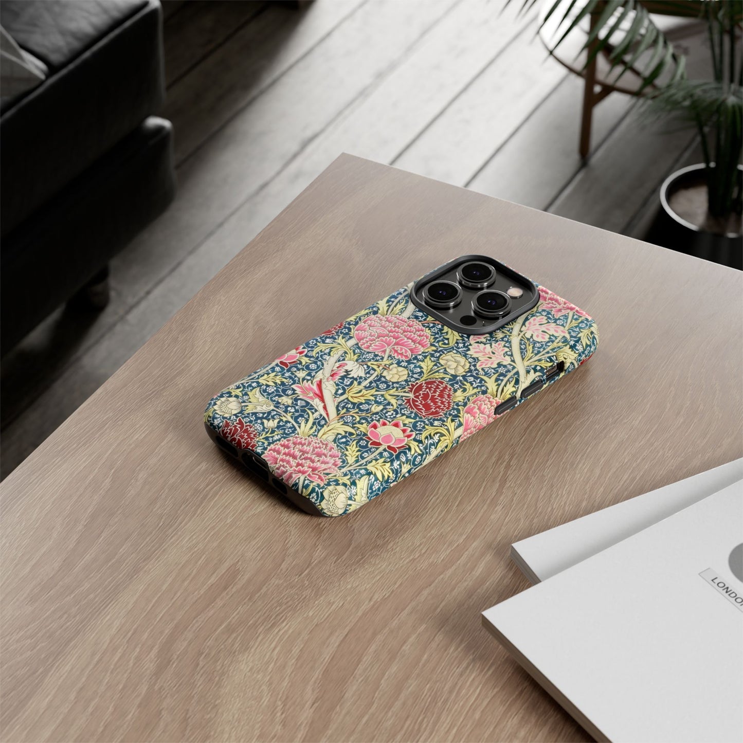 Floral Phone Case, Tough Cases, Durable Phone Cover, Stylish Phone Protector, Gift Idea for Nature Lovers, Floral Pattern Tech Accessories