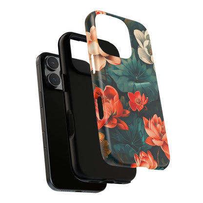 Flower Phone Case, Floral Phone Cover, Tough Case for Floral Lovers, Gift for Her, Stylish Tech Accessories
