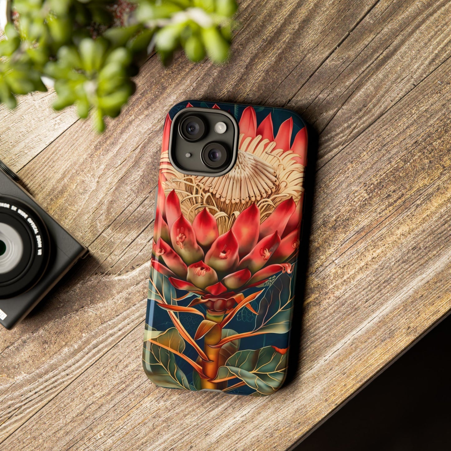 Tough Cases: Vibrant Floral Phone Case, Tough Phone Covers, Floral Art Cases, Nature Design Accessories, Gift for Nature Lovers