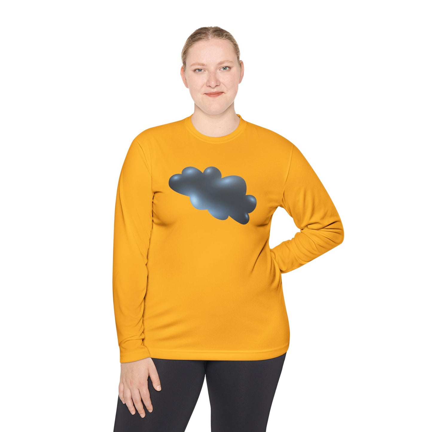 Unisex Lightweight Long Sleeve Tee - Serene Cloudscape