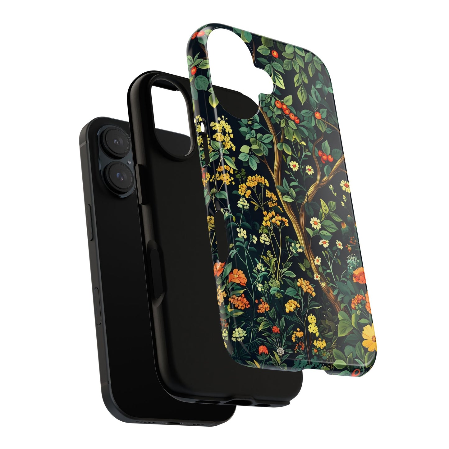 Floral Phone Case - Tough Cases, Colorful Nature Design, Gift for Flower Lovers, Phone Accessory, Unique Cell Phone Cover