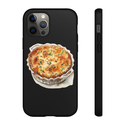 Quiche Phone Case - Funky Kitchen Decor, Foodie Gift, Chef Accessories, Culinary Art, Quirky Phone Cover
