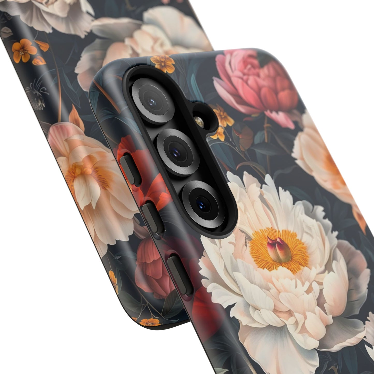 Floral Phone Case, Tough Phone Cover, Flower Design, Unique Gift for Her, Trendy Accessory, Spring Decor