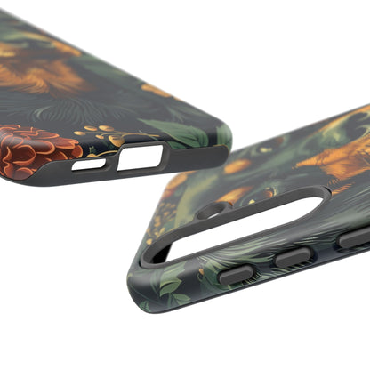 Dachshund Phone Case, Floral Pet Phone Cover, Dog Lover Gift, Tough Phone Case, Custom Dachshund Design, Unique Dog Owner Accessory