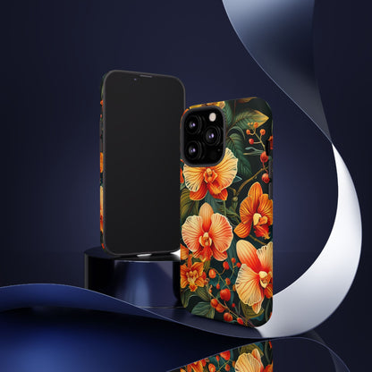 Floral Phone Case - Tough Cases, Protective Cover, Gift for Her, Smartphone Accessory, Floral Design, Nature-Inspired