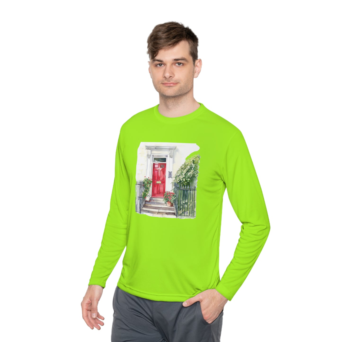 Unisex Lightweight Long Sleeve Tee -  British Nature - Scenic Landscapes and Natural Beauty