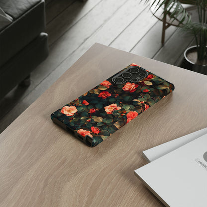 Floral Phone Case - Elegant Floral Design, Tough Protective Case, Perfect Gift for Her, Trendy Phone Accessories, Mother’s Day, Birthday