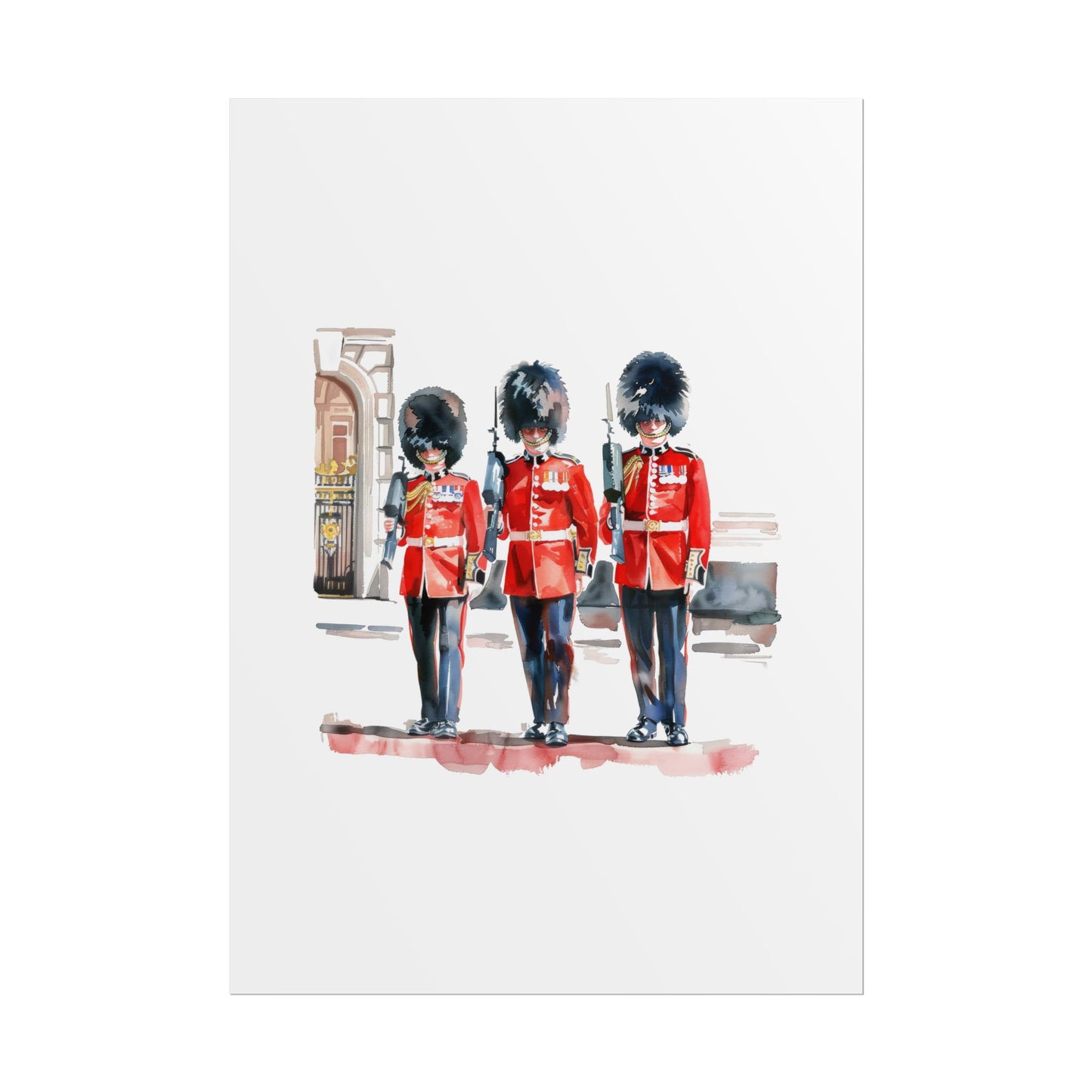 London Guard Roll-Up Posters, British Soldier Art Prints, Home Decor, Travel Gifts, Wall Art for Various Occasions