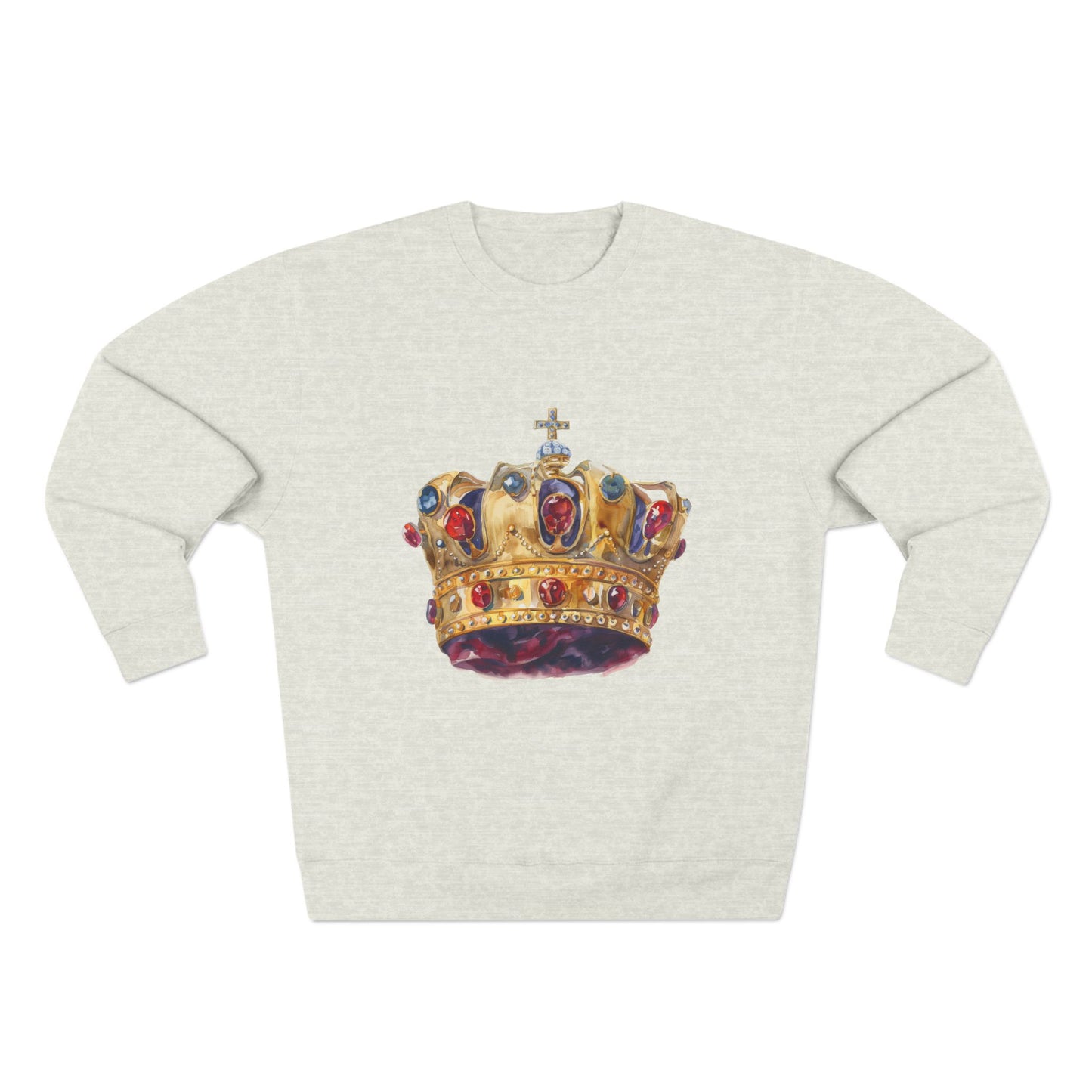 Unisex Crewneck Sweatshirt - Classy British Royal Crown
