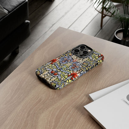 Stylish Phone Case - Floral Design, Tough Cases, Gift for Her, Phone Accessories, Trendy Tech, Unique Cell Phone Cover