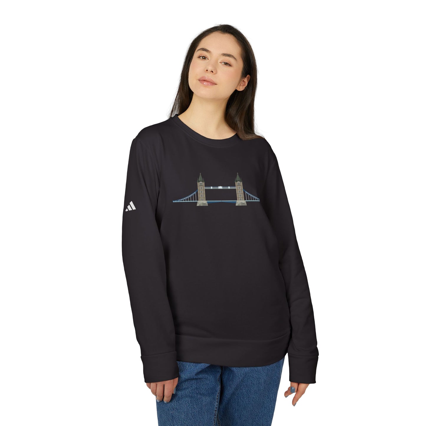 Unisex Fleece Crewneck Sweatshirt - London Bridge