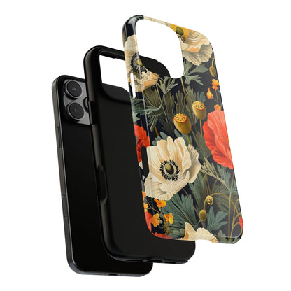 Floral Phone Case - Tough Cases with Vibrant Garden Design, Phone Accessory, Gift for Her, Spring Style, Nature Lover