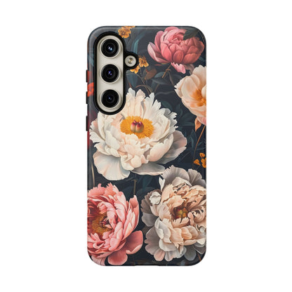Floral Phone Case, Tough Phone Cover, Flower Design, Unique Gift for Her, Trendy Accessory, Spring Decor