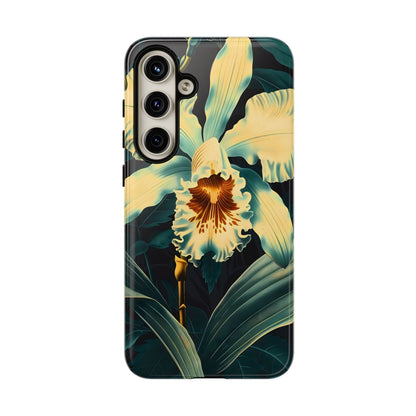Floral Phone Case - Tough Cases with Orchid Design, Durable Smartphone Cover for Nature Lovers, Floral Gift for Her, Botanical [...]