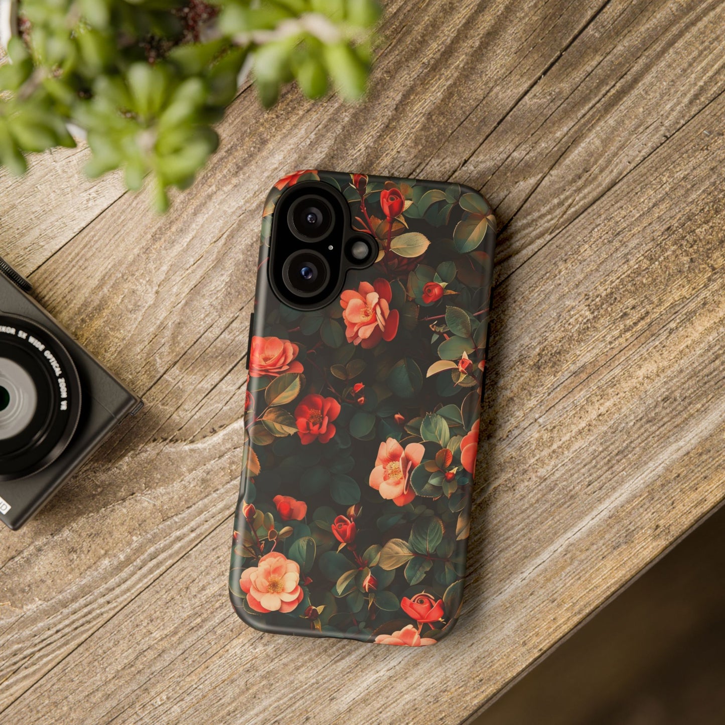 Floral Phone Case - Elegant Floral Design, Tough Protective Case, Perfect Gift for Her, Trendy Phone Accessories, Mother’s Day, Birthday