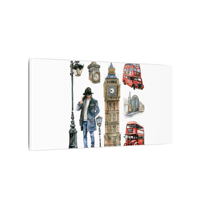 Canvas Art Print, London Skyline, Home Decor, Wall Art, Gift Idea, Travel Memories, Modern Wall Art