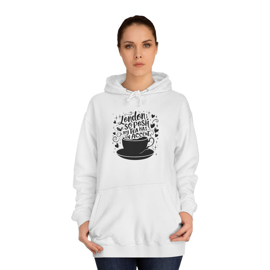 Unisex College Hoodie - London's Nostalgic Tea