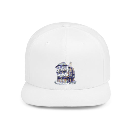 Stylish Flat Bill Snapback Hat, Trendy Cap for Graphic Lovers, Perfect for Festivals, Birthdays, and Everyday Wear