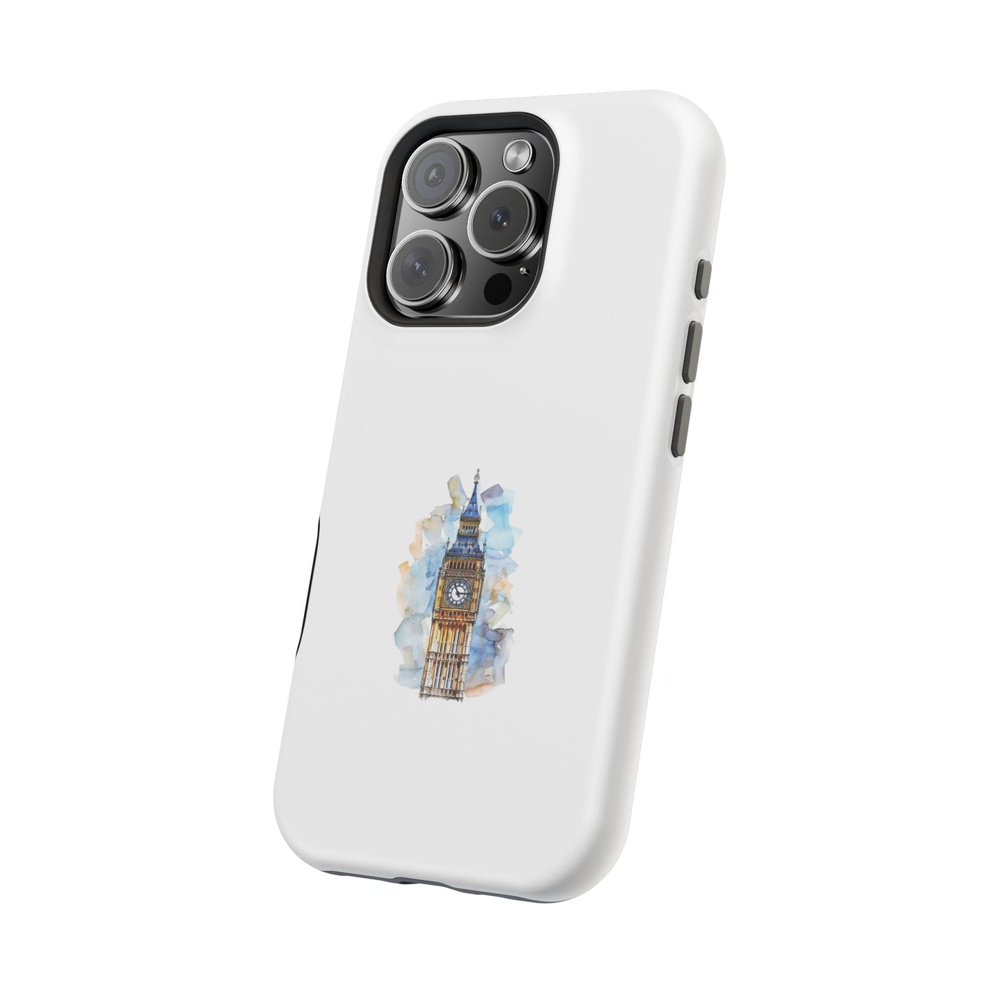 Artistic Magnetic Phone Cases with Iconic Designs, Unique Cell Phone Cover, London Tower Case, Gift for Travelers, Customizable Art Cases