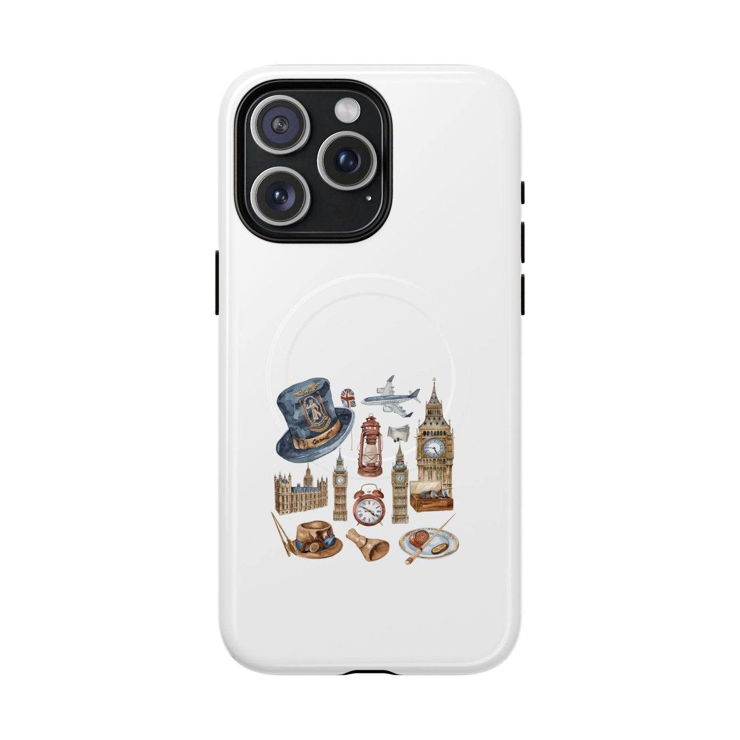 London Adventure Tough Magnetic Phone Case, Gift for Travelers, Unique Design, Travel Accessories, Holiday Present, Custom Phone Cover