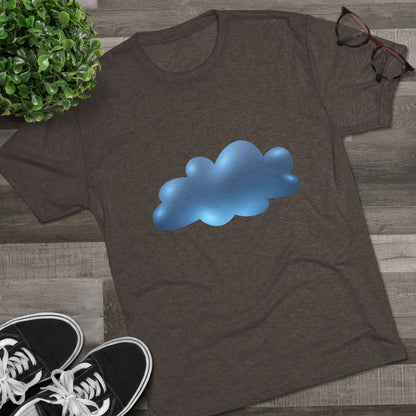 Serene Cloudscape - Dreamy Cloud Classy Unisex Tri-Blend Crew Tee