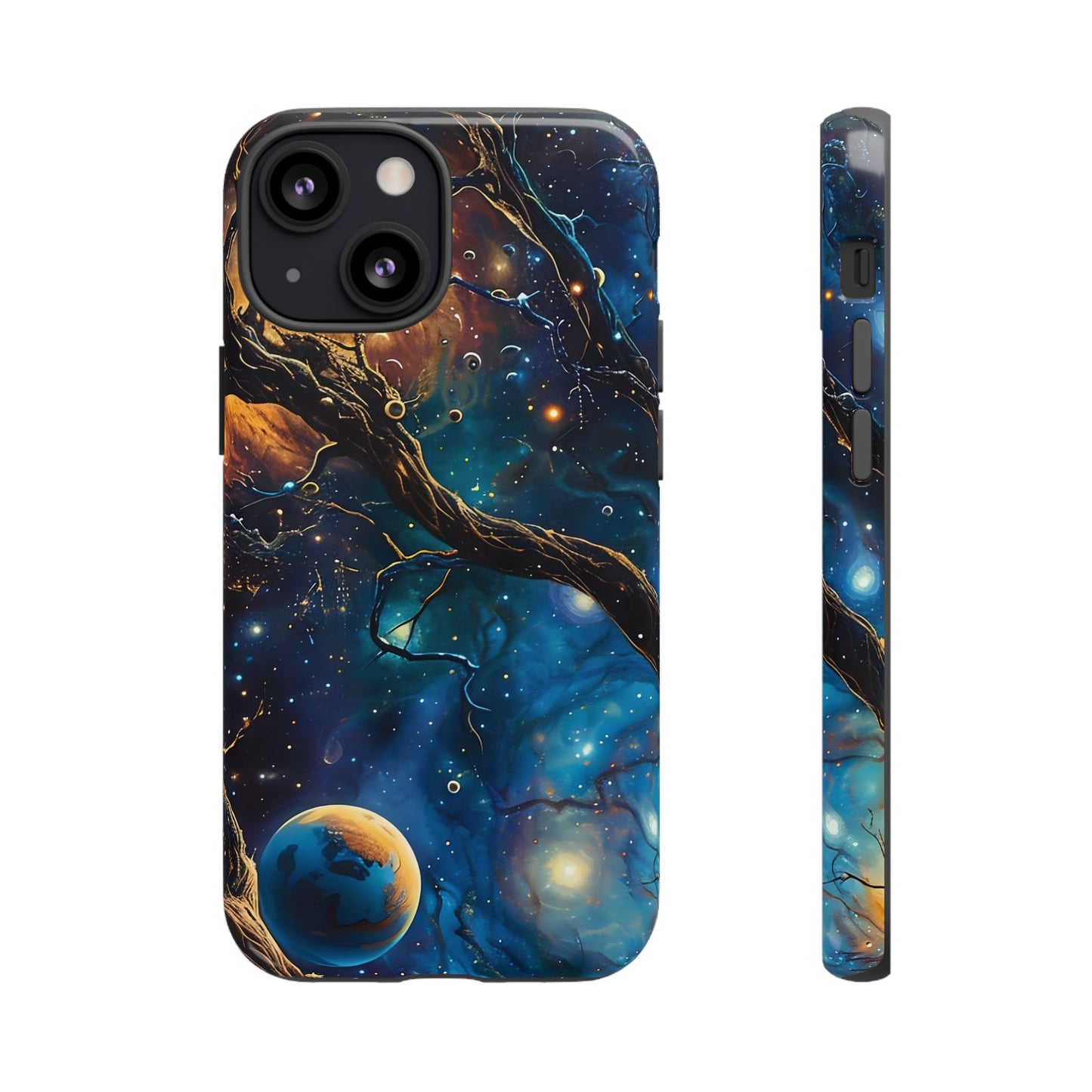 Galaxy Phone Case, Tough Cases with Cosmic Design, Unique Gift for Astronomers, Sci-Fi Fans, Starry Night, Outer Space
