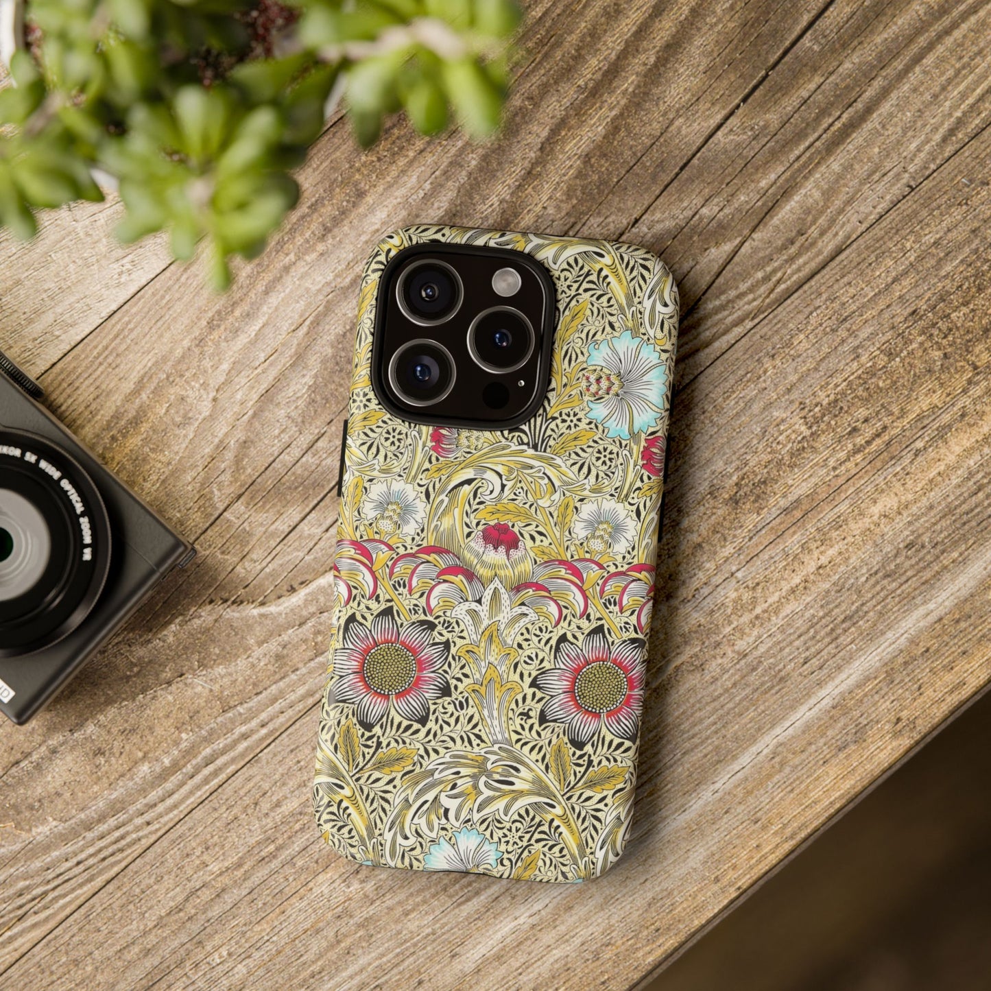 Floral Phone Case - Tough Cases, Floral Design, Stylish, Protective, Unique Gift for Her, Phone Accessories