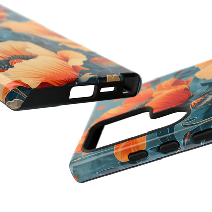 Floral Phone Case, Tough Cases for Protection and Style, Spring Aesthetic, Gift for Her, Phone Accessory for Nature Lovers