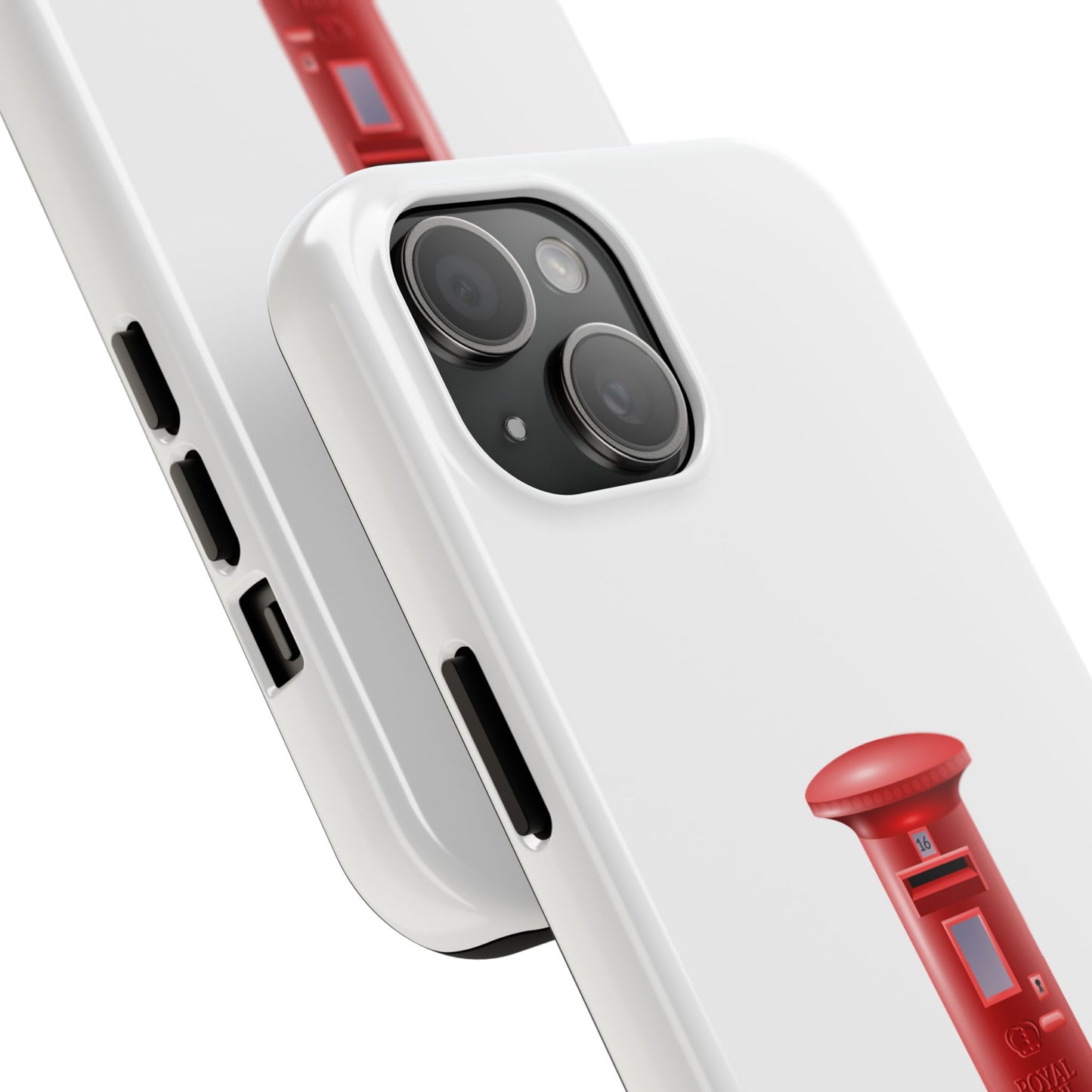 Red Mailbox Tough Phone Case, Durable Phone Cover, Unique Gift, Post Office Style, Trendy Phone Accessory