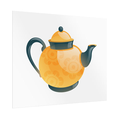 Vintage Tea Pot Rolled Posters