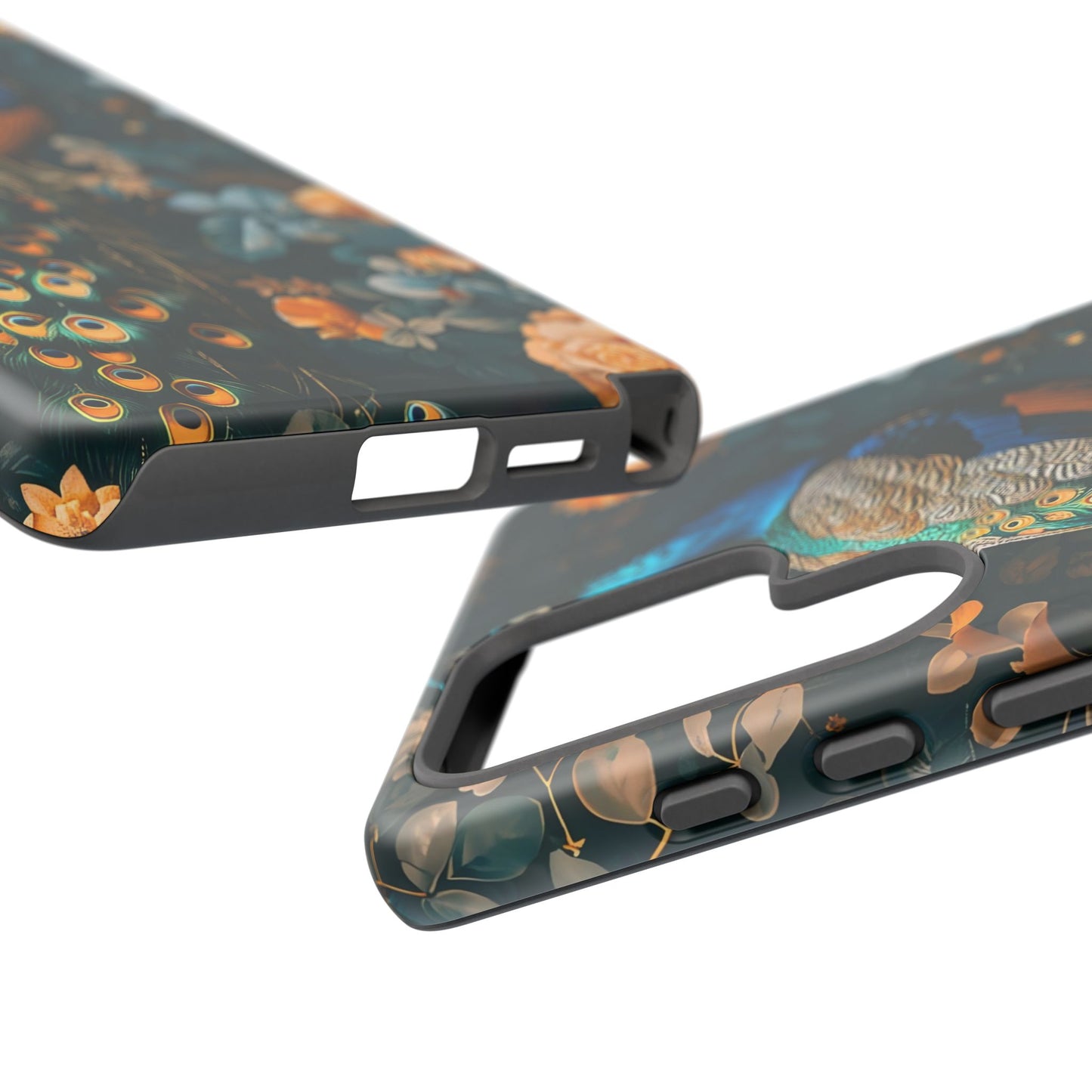 Peacock Phone Case - Elegant Floral Design, Tough Case for Protection, Unique Gift for Nature Lovers, Stylish Accessory, Eco-Friendly