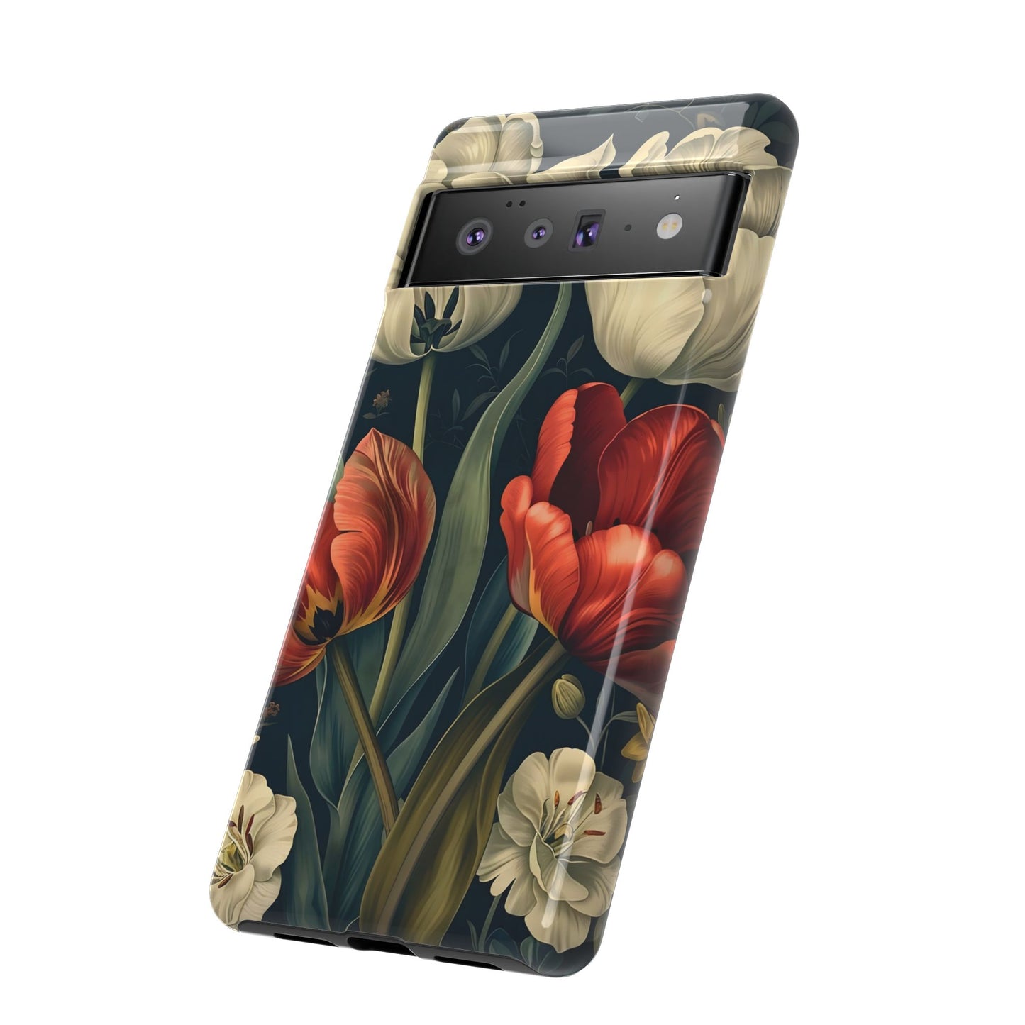 White Flower Tough Cases