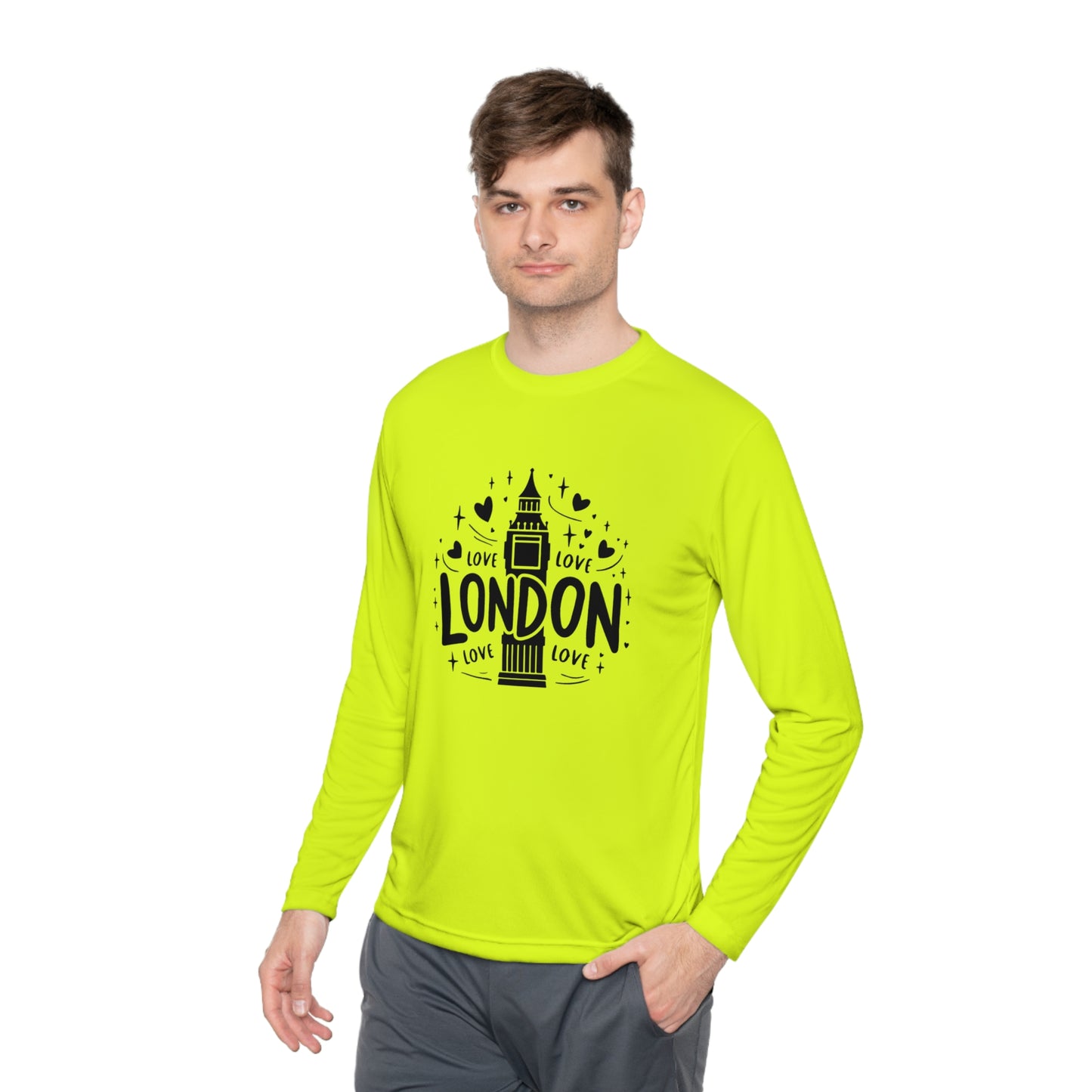 Unisex Lightweight Long Sleeve Tee - Love Happy London